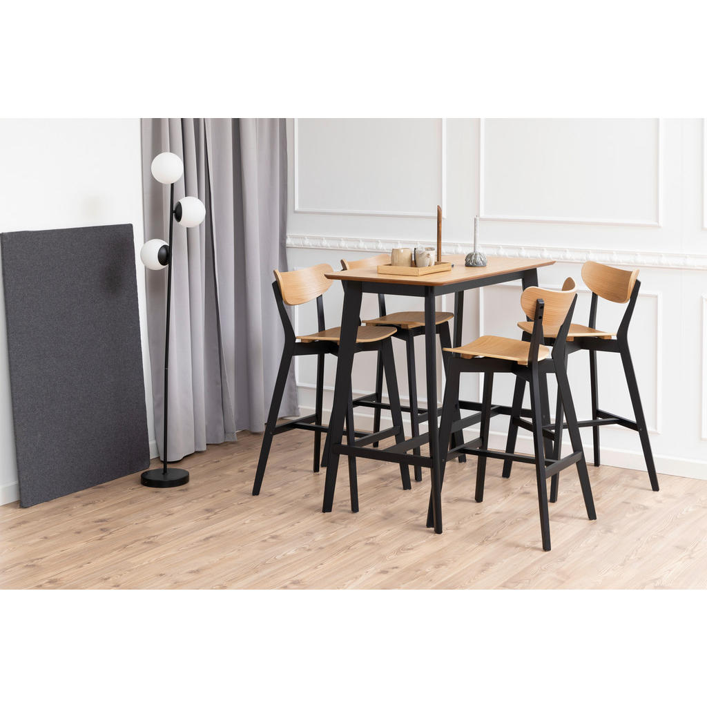 Thumbnail - Mid.you Bartisch, Eiche, Holz, Holzwerkstoff, Eiche,Kautschukholz, furniert,massiv, rechteckig, Sockel, 120x105x60 cm, E...