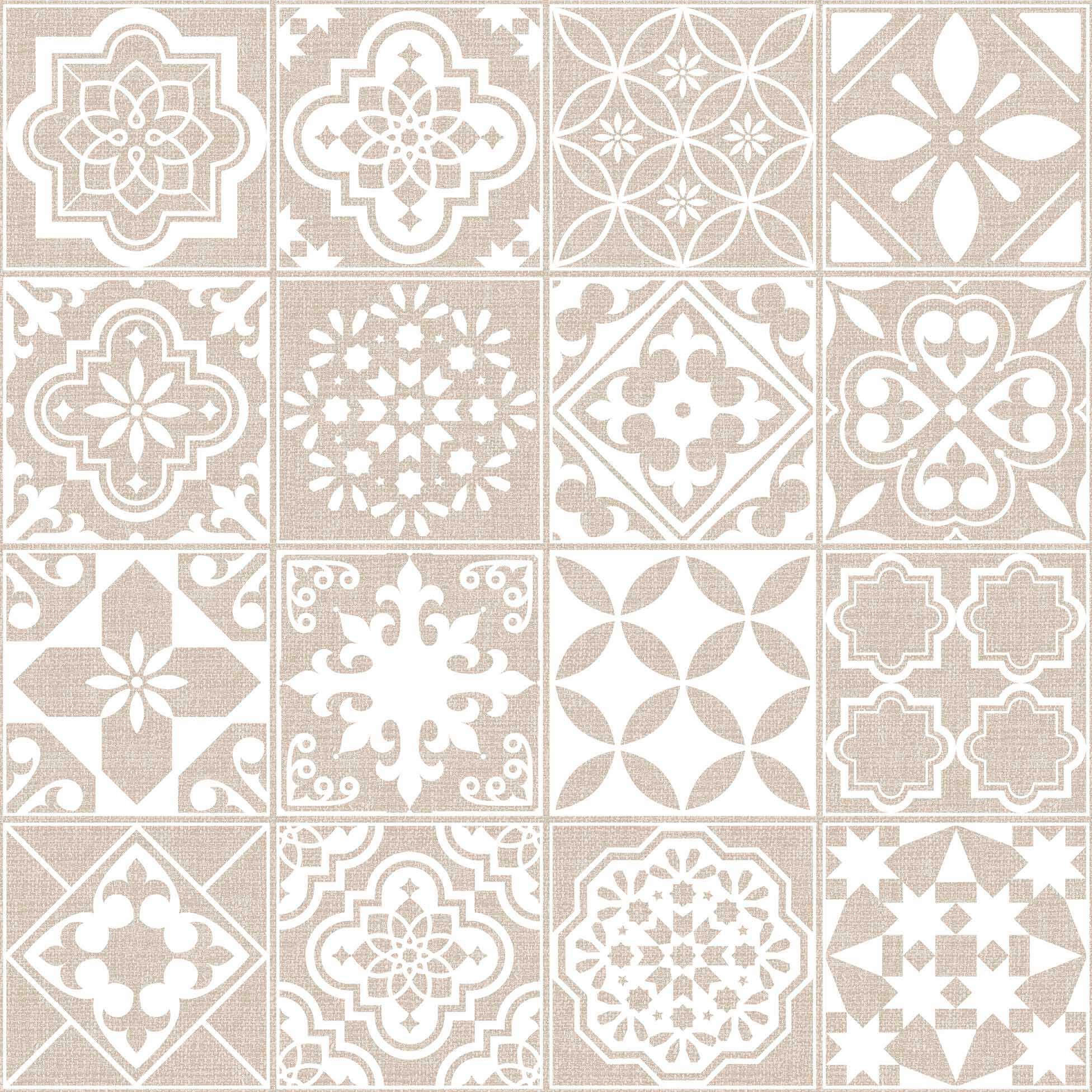 STOLNJAK METRAŽNI   CARELLA  - bijela/bež, Basics, tekstil/plastika (140cm)