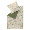 WENDEBETTWÄSCHE SW-Playful grün Renforcé 140/200 cm  - Koralle/Gelb, Basics, Textil (140/200cm) - Schöner Wohnen