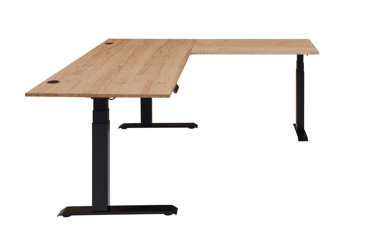ECKSCHREIBTISCH 185/177/64-129 cm  in Eiche Artisan  - Eiche Artisan, Modern, Holzwerkstoff (185/177/64-129cm) - MID.YOU