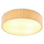 DECKENLEUCHTE 53/13 cm  - Opal/Naturfarben, MODERN, Textil/Metall (53/13cm) - Novel