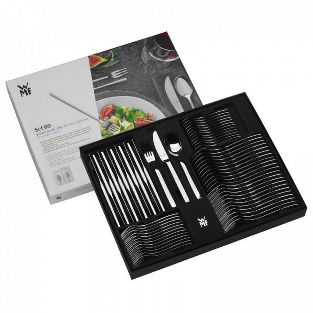 SET PRIBORA ZA JELO  60-dijelni     Palermo  - boje oplemenjenog čelika, Konvencionalno, metal - WMF