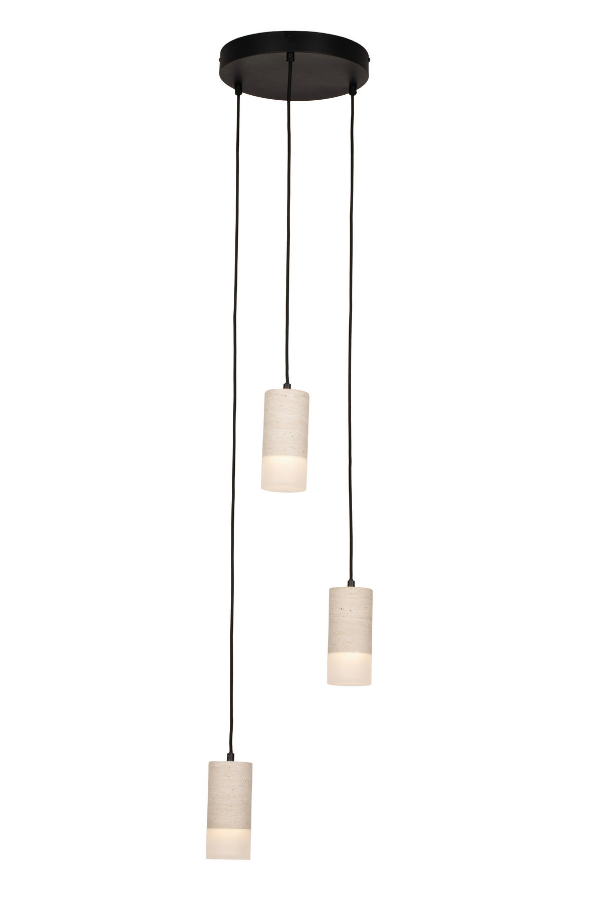 LED-HÄNGELEUCHTE 33/150 cm  - Pinienfarben, Design, Kunststoff/Stein (33/150cm) - Dieter Knoll