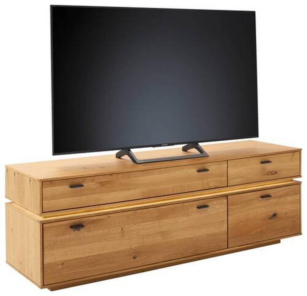 LOWBOARD  in 183/62/51 cm  - Wildeiche/Anthrazit, Natur, Holz/Holzwerkstoff (183/62/51cm) - MID.YOU