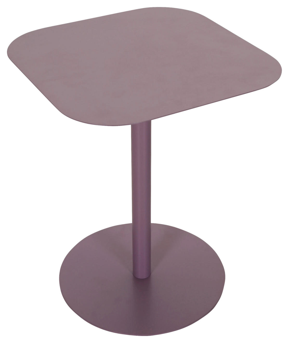 BEISTELLTISCH 40/40/50 cm Lila organisch  - Lila, Design, Metall (40/40/50cm) - Landscape