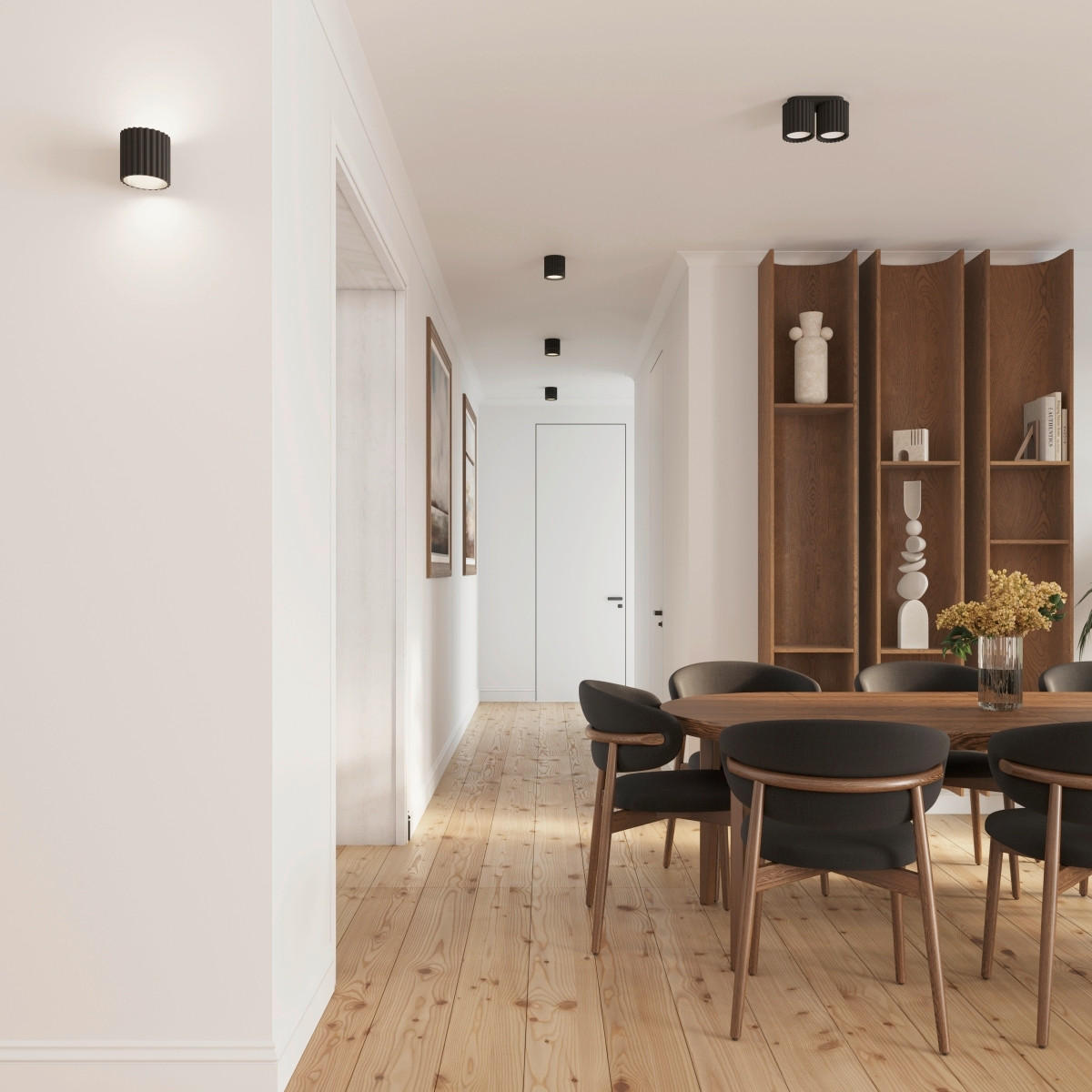 DECKENLEUCHTE 10/10/10 cm   - Schwarz, Design, Metall (10/10/10cm)