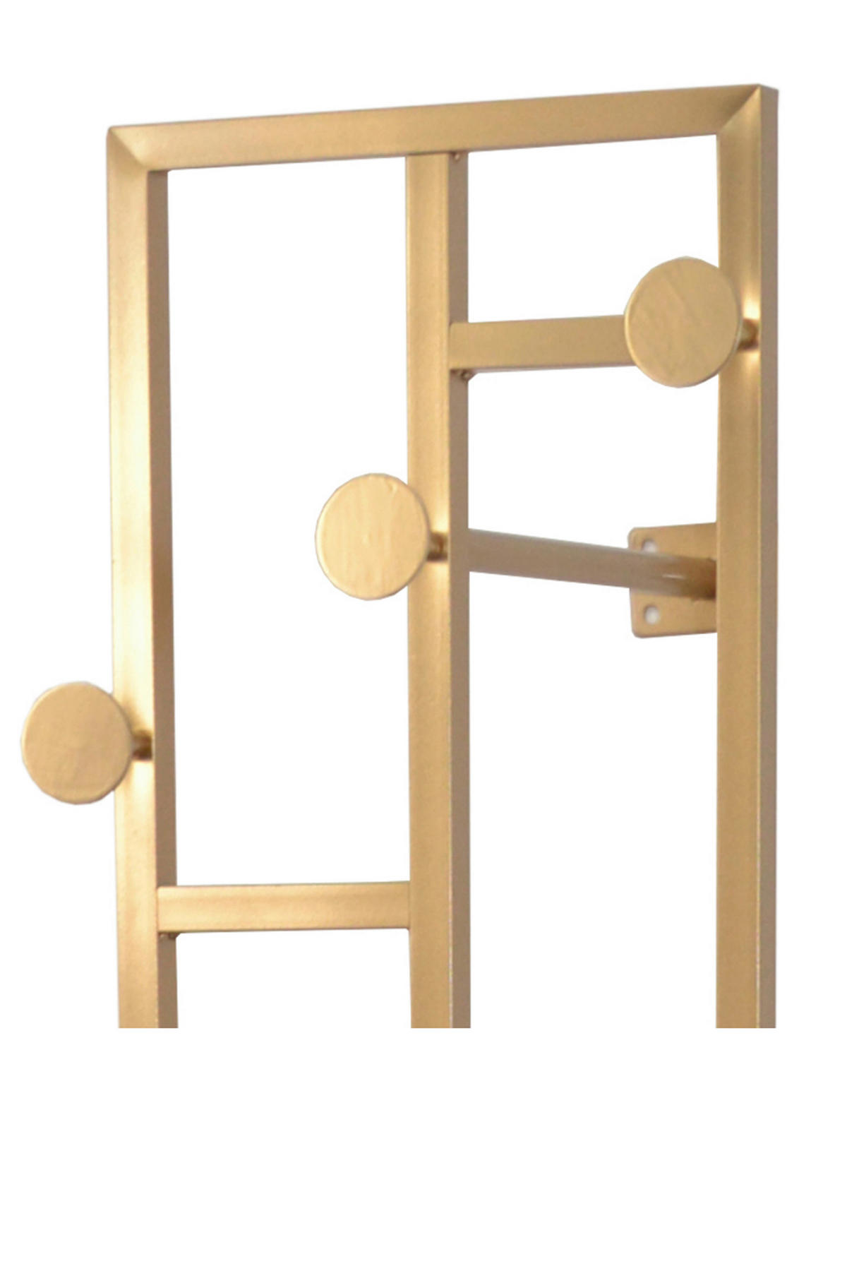 WANDGARDEROBE  in Goldfarben  - Goldfarben, Design, Metall (36/33,5/180cm) - MID.YOU