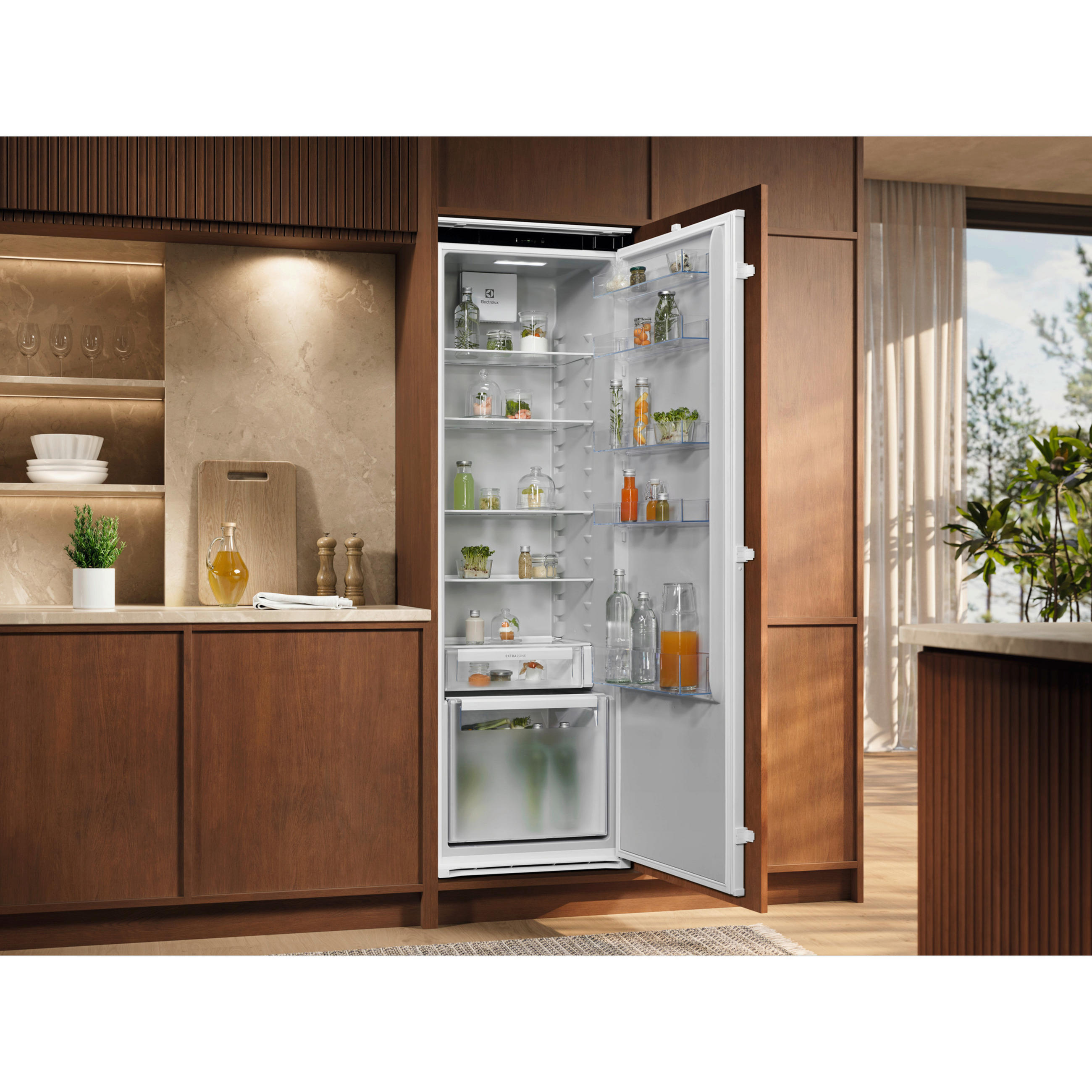 KÜHLSCHRANK 54,6/177,2/54,9 cm ERD6DE18S1  - Weiß, Basics, Glas/Kunststoff (54,6/177,2/54,9cm) - Electrolux