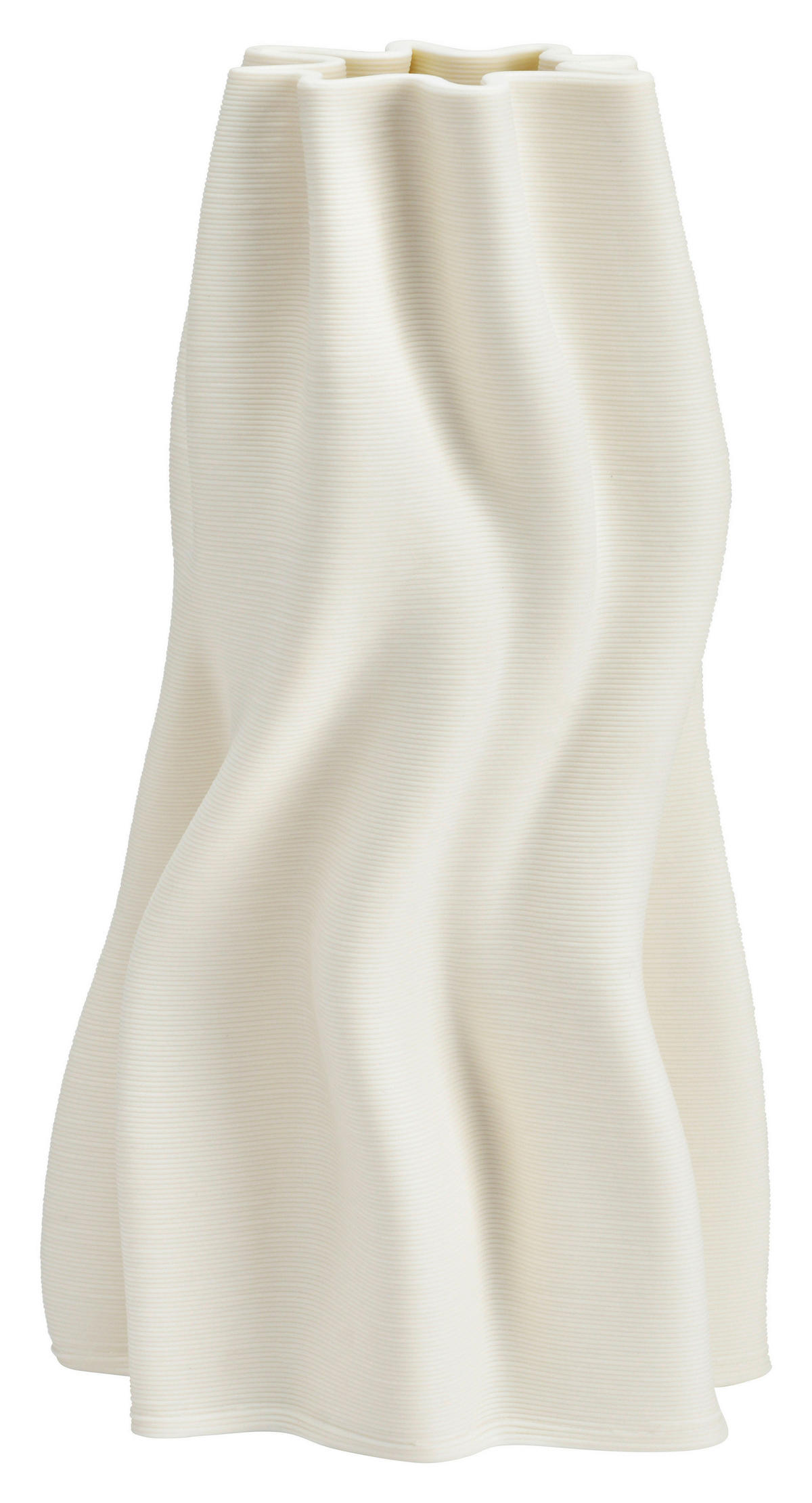 VASE  - Weiß, Basics, Keramik (12/22/10cm)