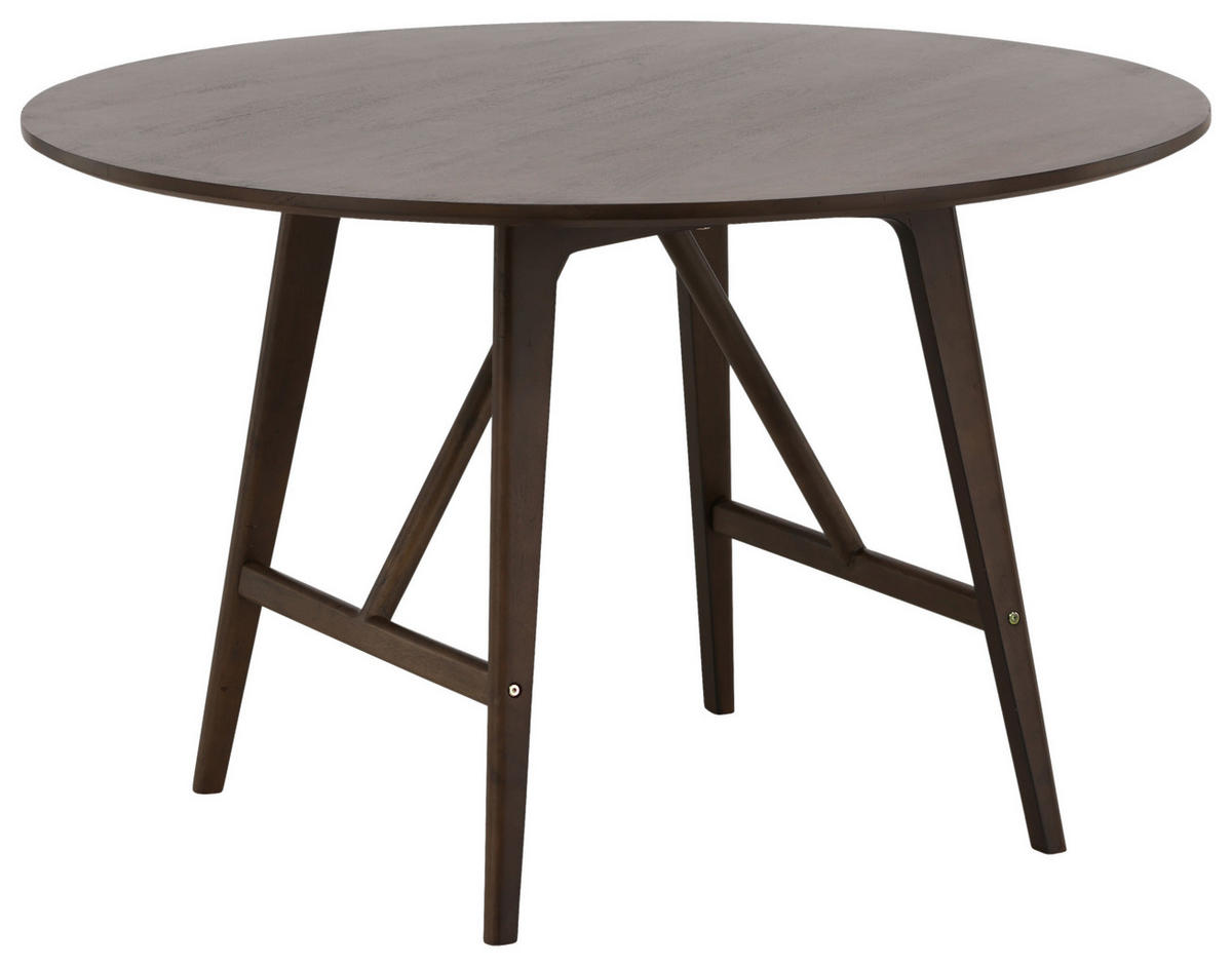 ESSTISCH in Holz, Holzwerkstoff 100/100/75 cm  - Dunkelbraun, Design, Holz/Holzwerkstoff (100/100/75cm) - Livetastic