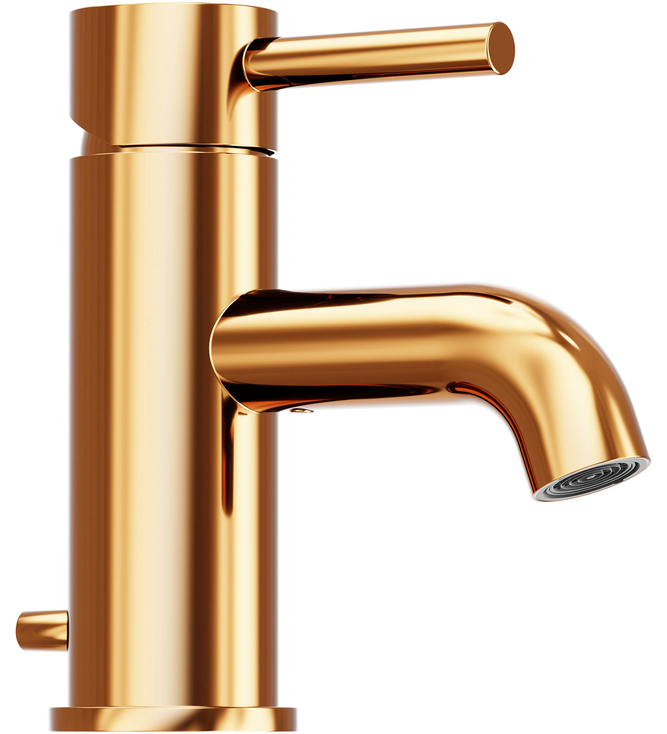 WASCHTISCHARMATUR 100 1000 RG  - Roségold, MODERN, Metall (4,5/15/15,1cm)