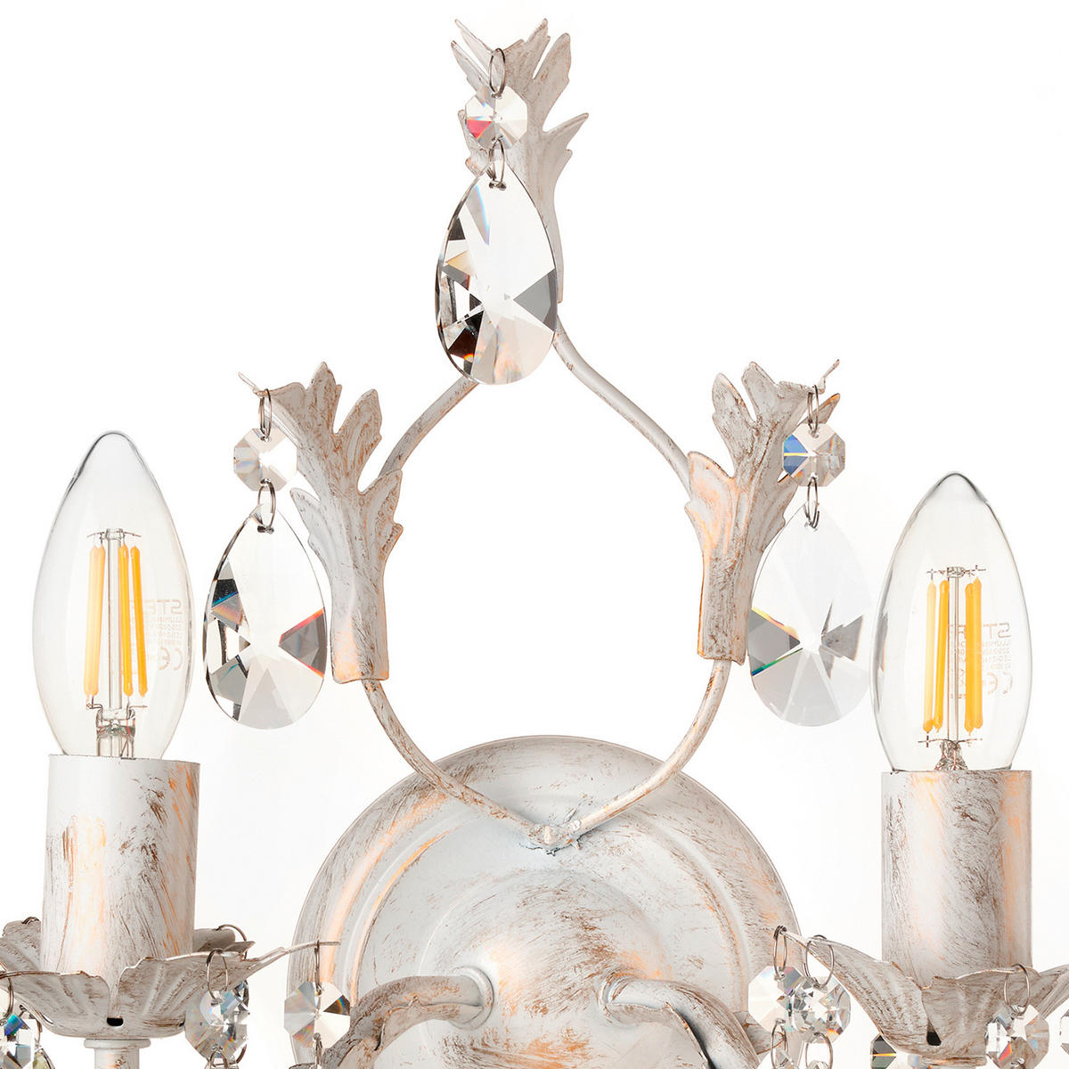 WANDLEUCHTE 30/20 cm   - KONVENTIONELL, Glas/Metall (30/20cm)