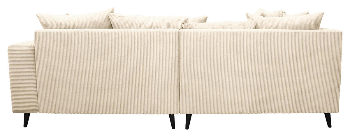 KUTNA GARNITURA tekstil  krem   - crna/krem, Design, tekstil/drvo (174/247cm) - MID.YOU