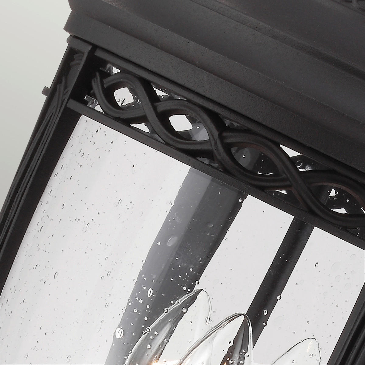 SOCKELBELYSNING - svart, Basics, metall/glas (26.7/63.8cm) - Elstead Lighting