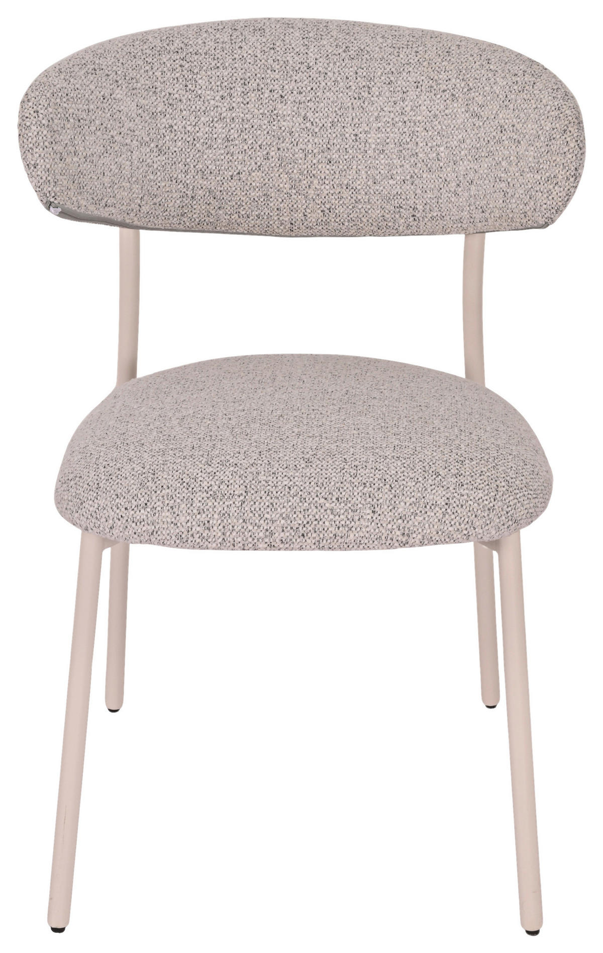 STUHL Webstoff Creme, Greige  - Greige/Creme, MODERN, Textil/Metall (55/80/61cm) - MID.YOU