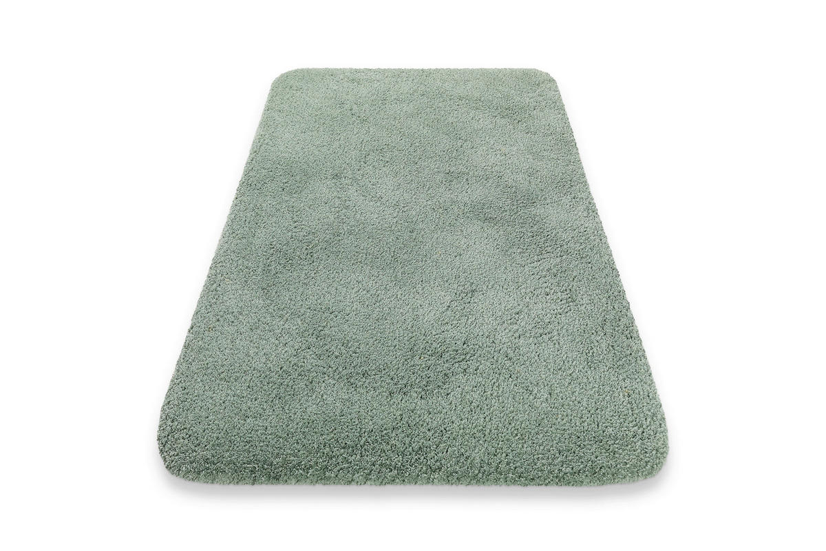 BADTEPPICH Grün, Petrol 60/100 cm  - Petrol/Grün, Basics, Kunststoff/Textil (60/100cm) - WECON HOME BASIC