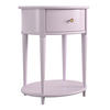 BEISTELLTISCH in Holzwerkstoff 55/45/66 cm  - Lila/Goldfarben, Design, Holzwerkstoff/Metall (55/45/66cm) - MID.YOU