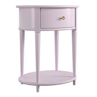 BEISTELLTISCH in Holzwerkstoff 55/45/66 cm  - Lila/Goldfarben, Design, Holzwerkstoff/Metall (55/45/66cm) - MID.YOU