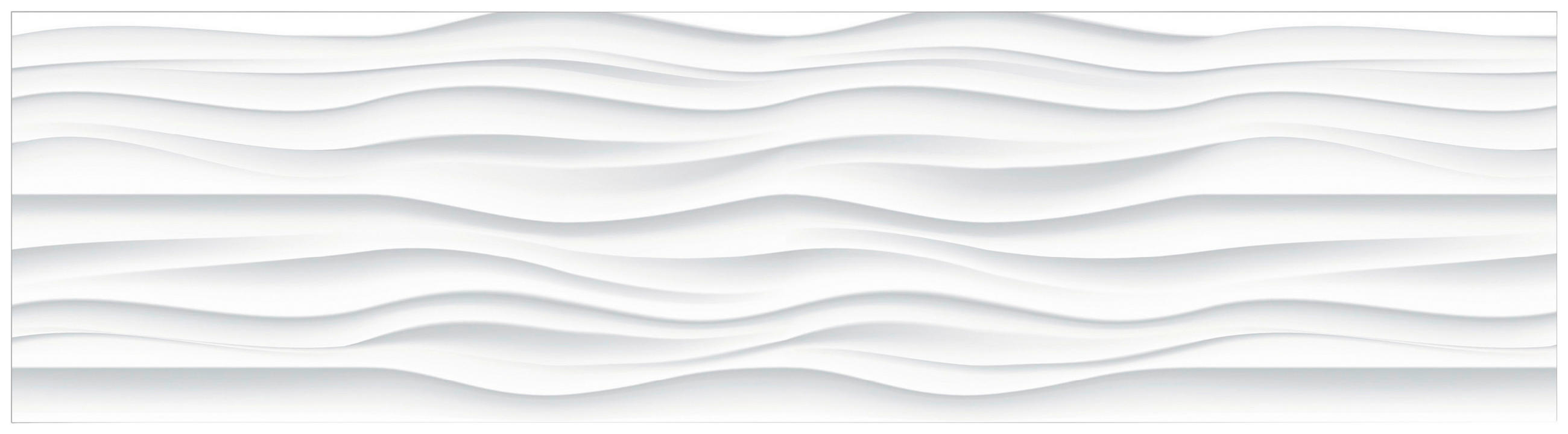Fani Küchenrückwand Smart - Glas Weiß, 240x63.7x0.6 cm