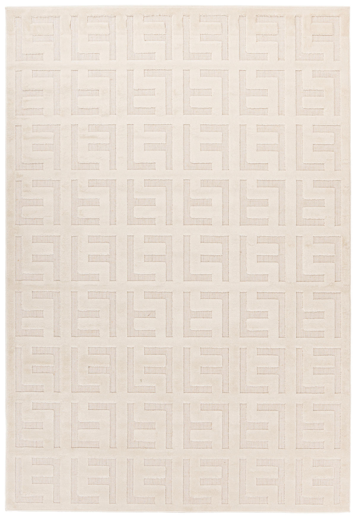 KOBEREC TKANÝ NA PLOCHO, 160/230 cm, bílá - bílá, Konvenční, textil (160/230cm)