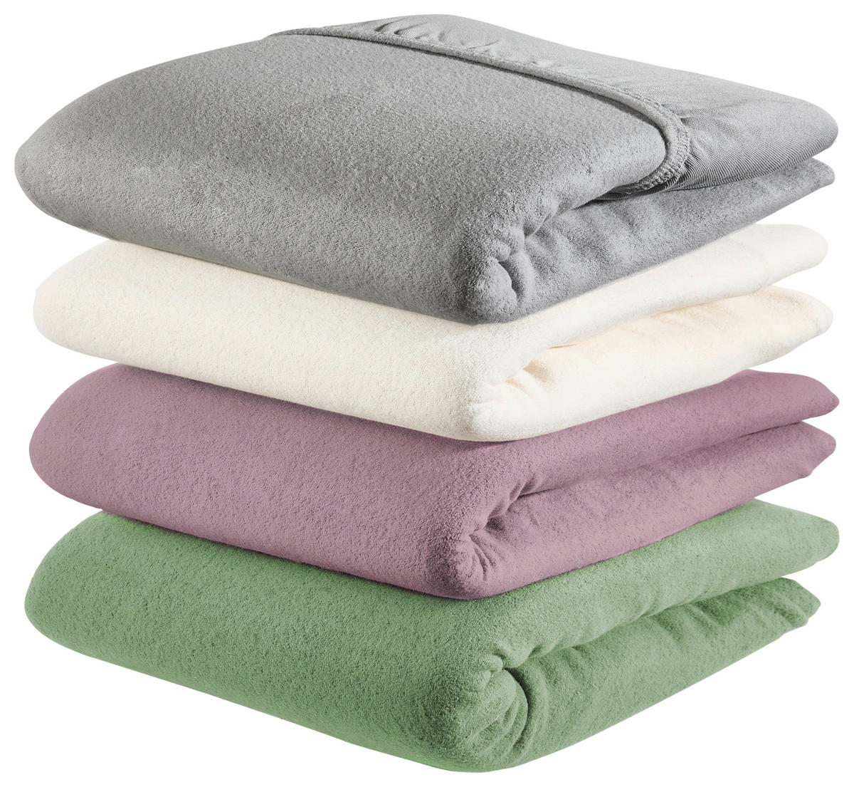 SPANNBETTTUCH ALERT  - Grün, Basics, Textil (100/200cm) - Novel