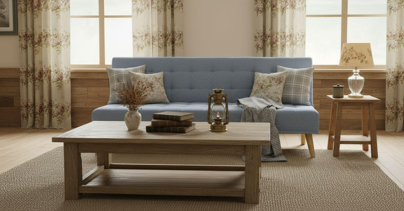 SCHLAFSOFA Leinenoptik Hellblau  - Schwarz/Naturfarben, Design, Holz/Kunststoff (179/81/85cm) - P & B