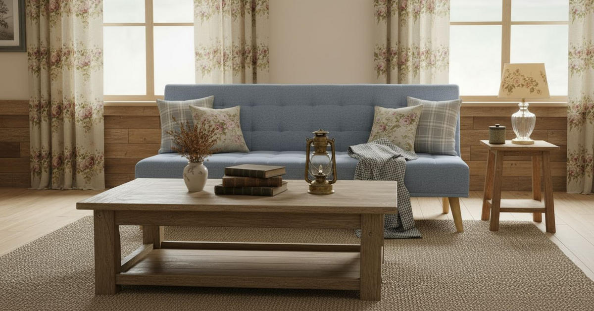 SCHLAFSOFA Leinenoptik Hellblau  - Schwarz/Naturfarben, Design, Holz/Kunststoff (179/81/85cm) - P & B