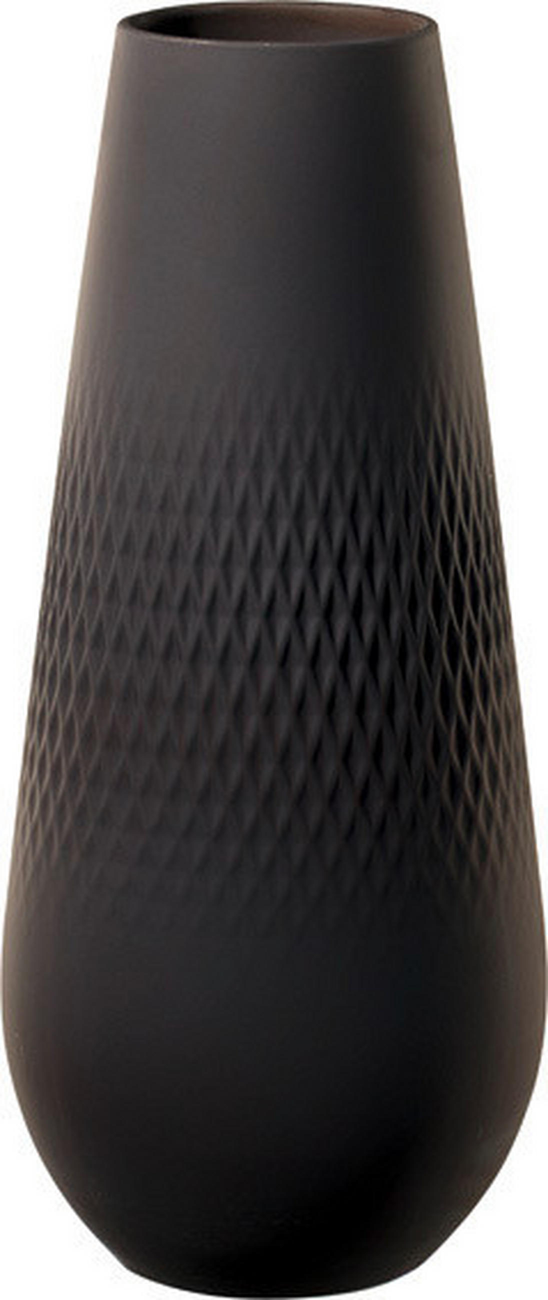 VAZA  keramika  - črna, Basics, keramika (11,5/11,5/26cm) - Villeroy & Boch