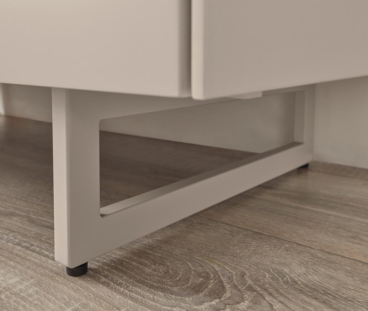TV-ELEMENT Schwarz, Kaschmir  220/70/38 cm  - Kaschmir/Schwarz, MODERN, Holzwerkstoff/Metall (220/70/38cm) - Carryhome