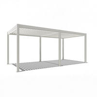 PERGOLA 600/255/300 cm   - Weiß, Basics, Metall (600/255/300cm) - Gardenson