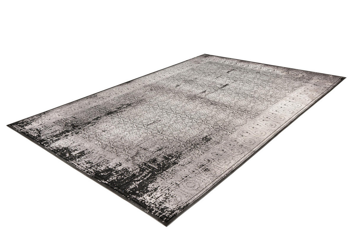WEBTEPPICH 140/200 cm My Eden of Obsession Grau, Schwarz  - Schwarz/Grau, Design, Textil (140/200cm) - Obsession
