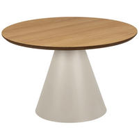 COUCHTISCH in Metall, Holzwerkstoff  - Eichefarben/Grau, Design, Holzwerkstoff/Metall (65/43cm)