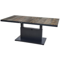 GARTENTISCH 180/100/52,5-77,5 cm Metall rechteckig  - Anthrazit, Basics, Metall (180/100/52,5-77,5cm) - Siena Garden