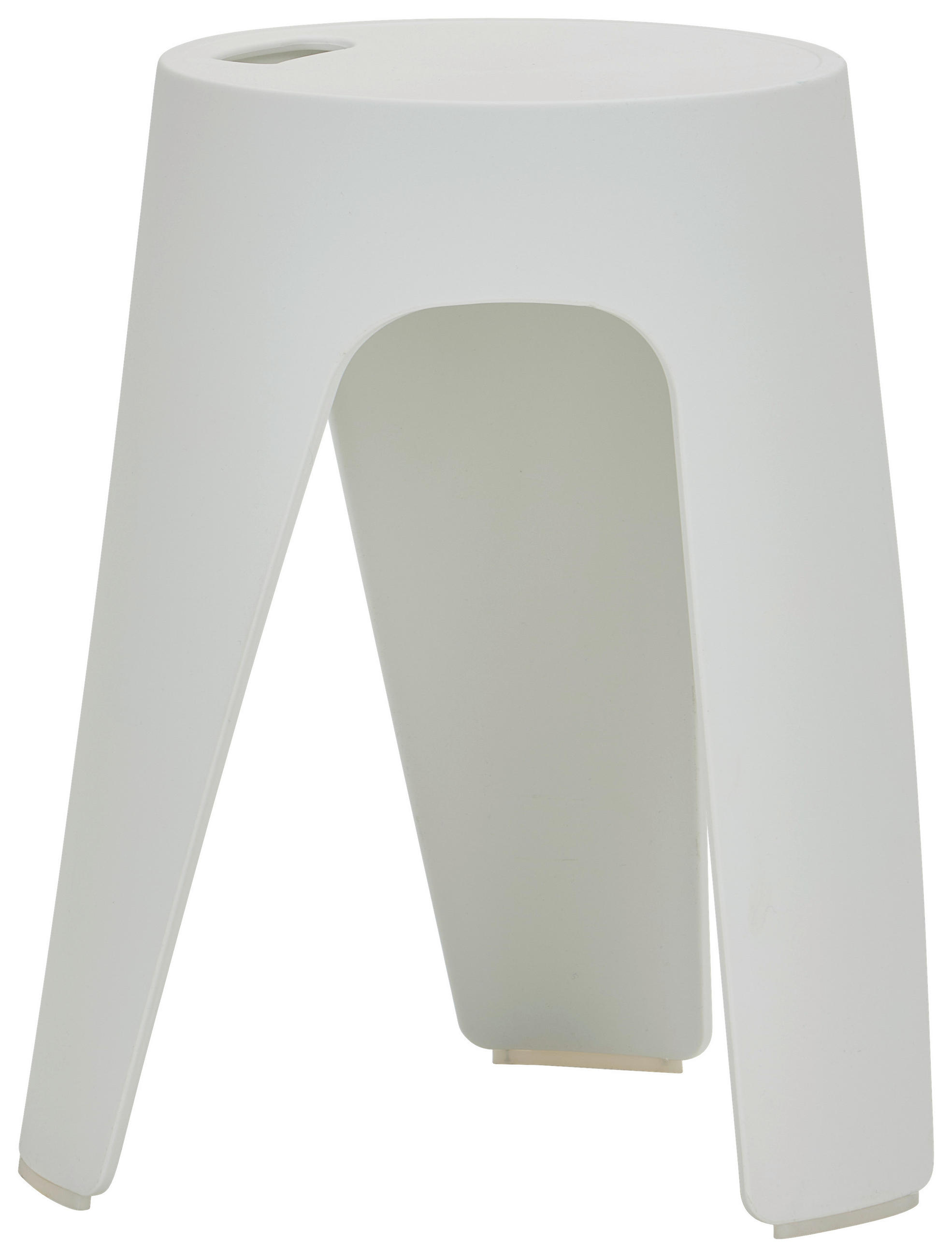 STAPELHOCKER Weiß  - Weiß, Basics, Kunststoff (28/46/28cm) - Carryhome