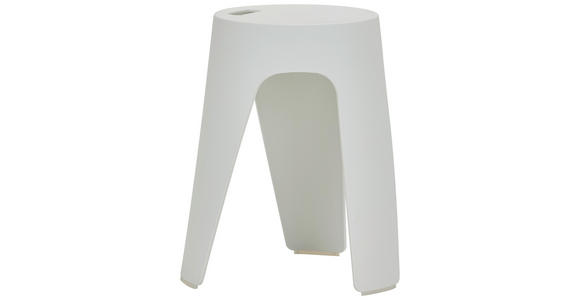 STAPELHOCKER Weiß  - Weiß, Basics, Kunststoff (28/46/28cm) - Carryhome