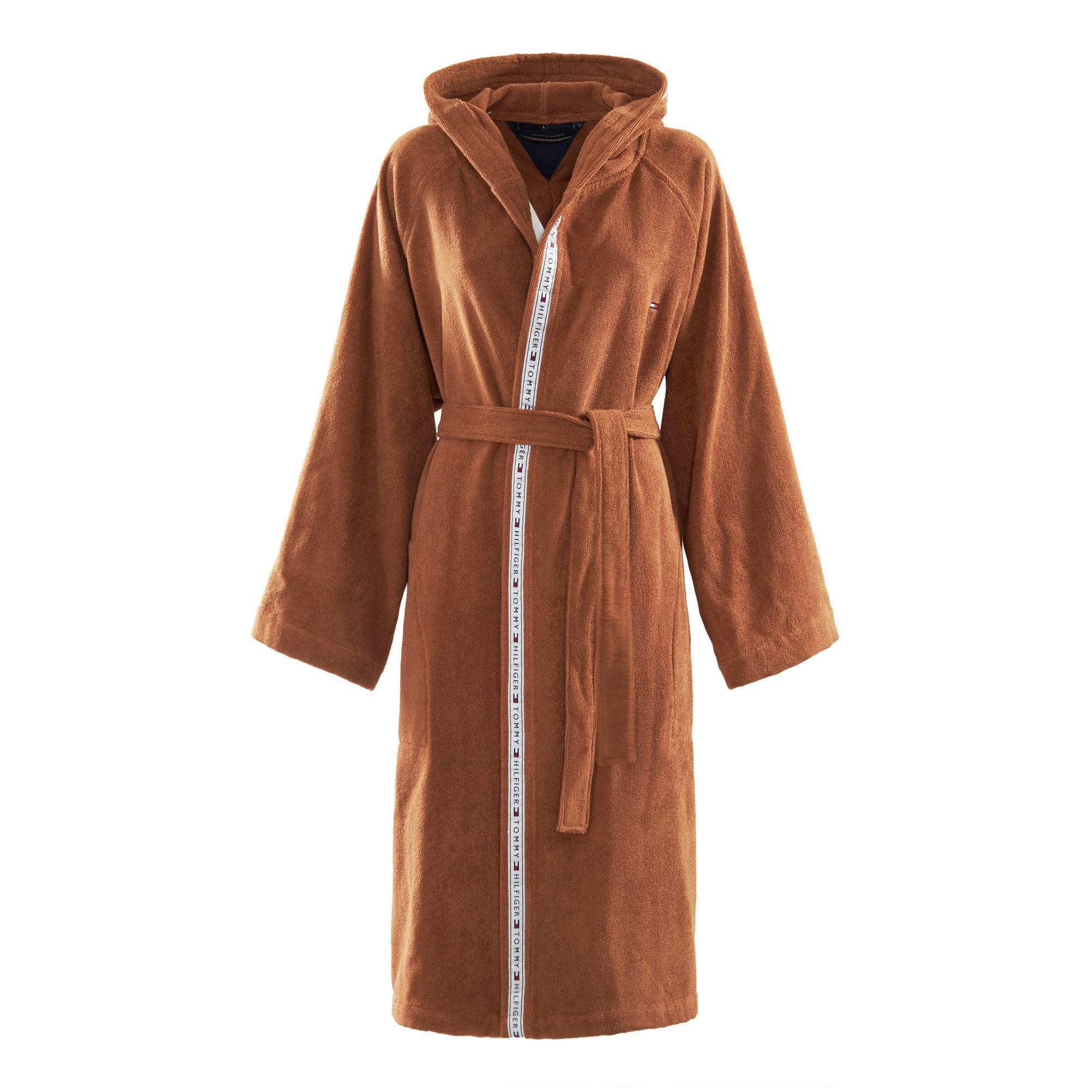 BADEMANTEL Timeless  - Cognac, Basics, Textil (Mnull) - Tommy Hilfiger