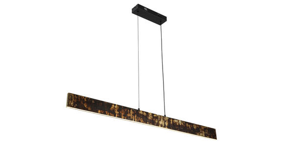 LED-HÄNGELEUCHTE Oxira 110/7/120 cm  - Multicolor/Schwarz, Design, Kunststoff/Metall (110/7/120cm) - Dieter Knoll