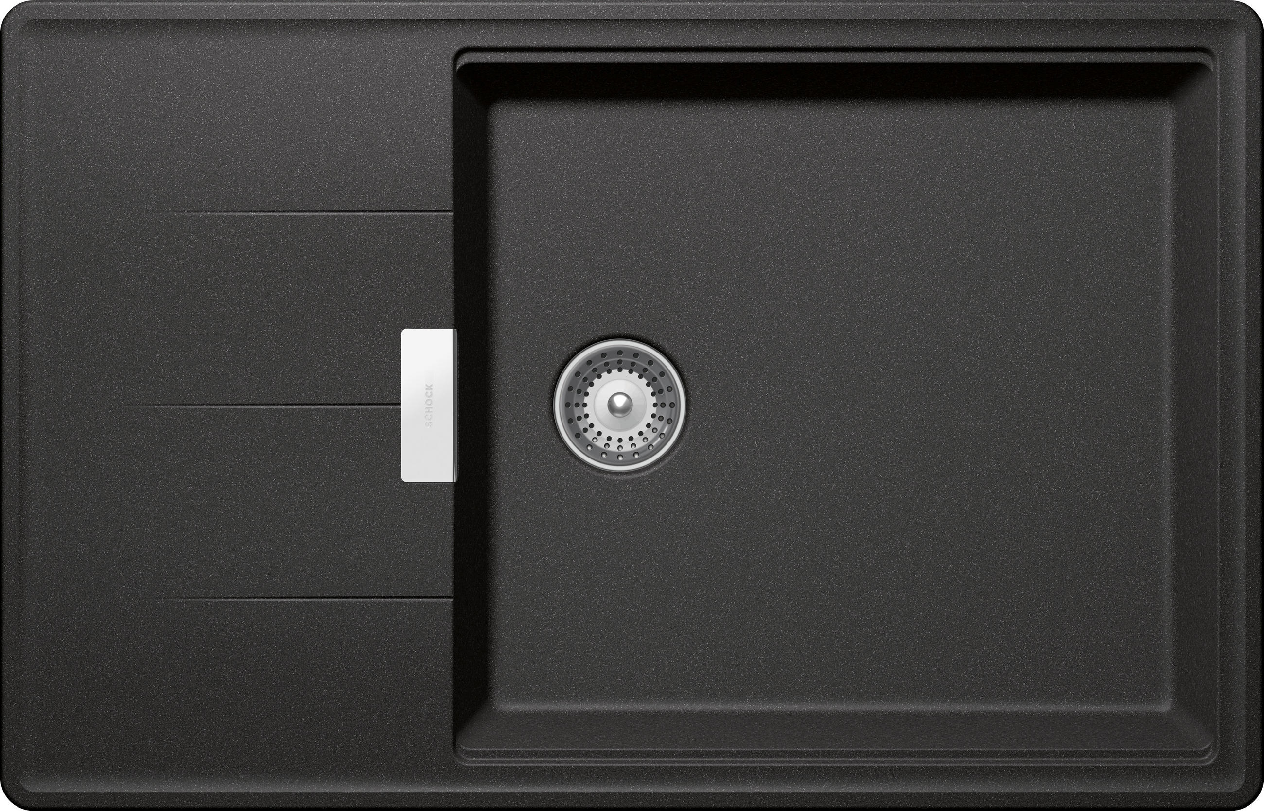 SPÜLE TIAD100LSUSTO  - Graphitfarben, Basics, Stein (78/50cm) - Schock