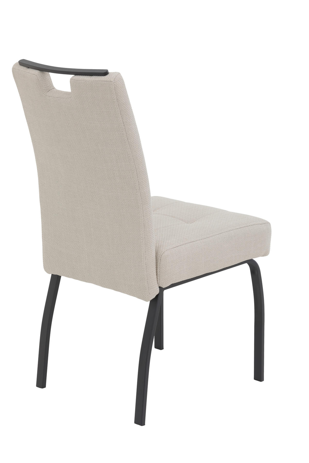 TISCHGRUPPE in Metall, Textil, Holzwerkstoff Eichefarben, Beige  - Eichefarben/Beige, MODERN, Holzwerkstoff/Textil (140 - 180/76/90cm) - MID.YOU