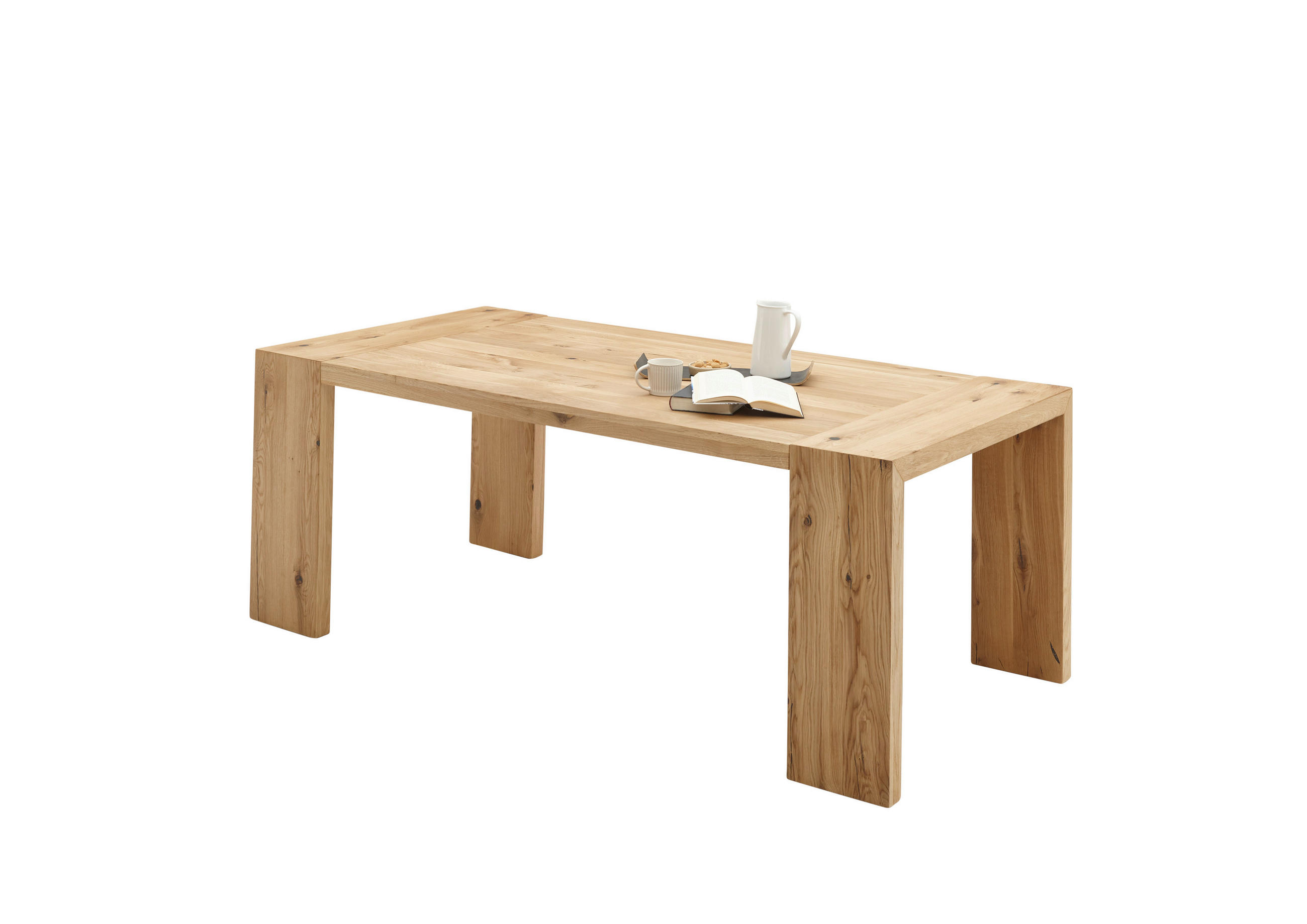 ESSTISCH in Holz 200/100/76 cm  - Eichefarben, Natur, Holz (200/100/76cm) - MID.YOU