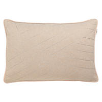 KISSENHÜLLE E-GlitterLines 38/58 cm  - Beige/Silberfarben, Basics, Textil (38/58cm) - Esprit