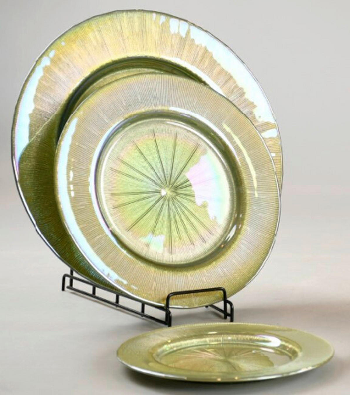 DEKOTELLER - Goldfarben, Basics, Glas (27/27/1,8cm) - Cor Mulder