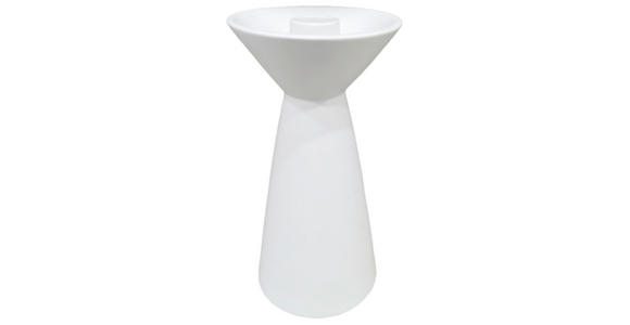 KERZENHALTER - Weiß, Basics, Keramik (10,5/20cm) - Ambia Home