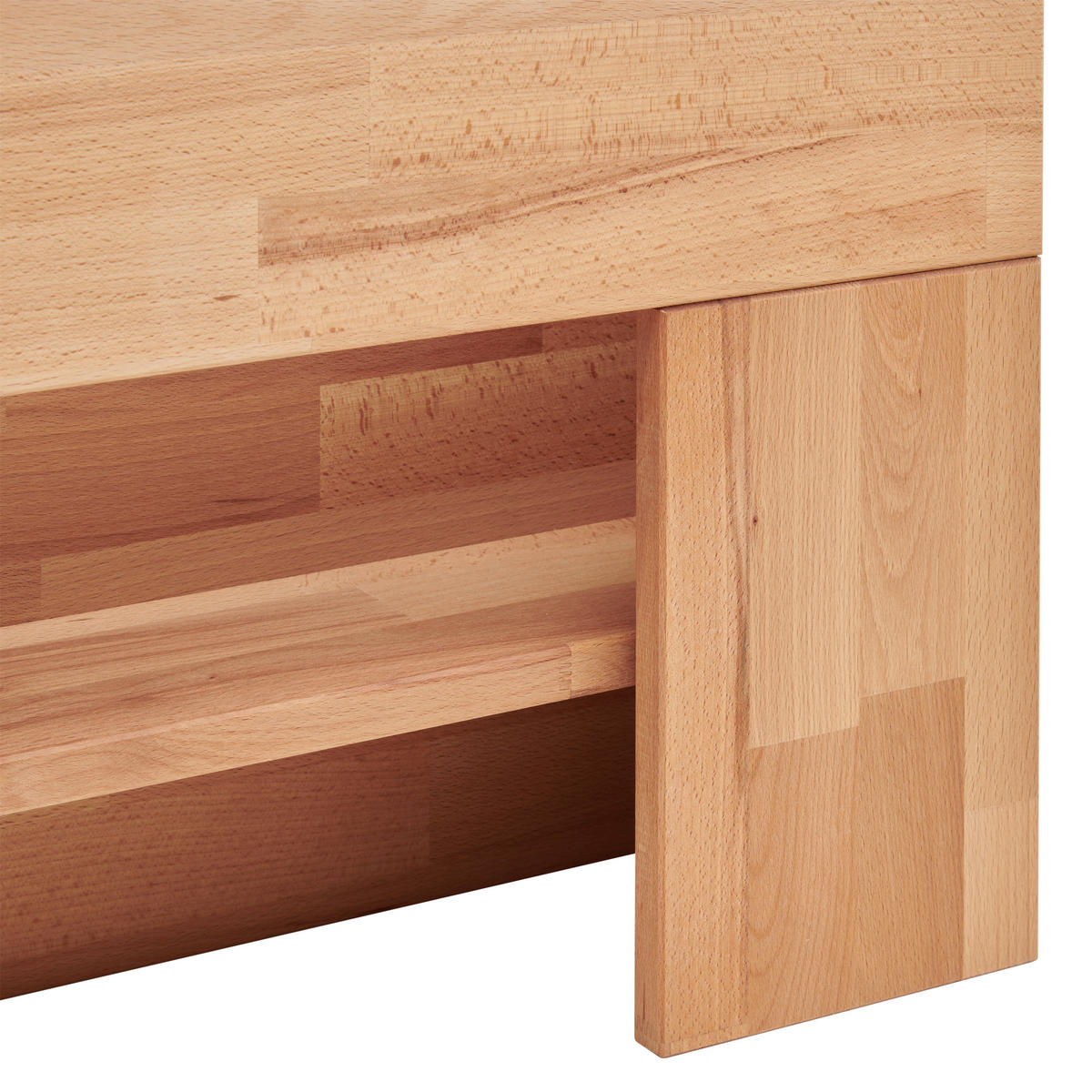 POSTELJA S PREDALOM 140 cm   x 200 cm  , barve bukve  - barve bukve, Natur, les (140/200cm) - Livetastic