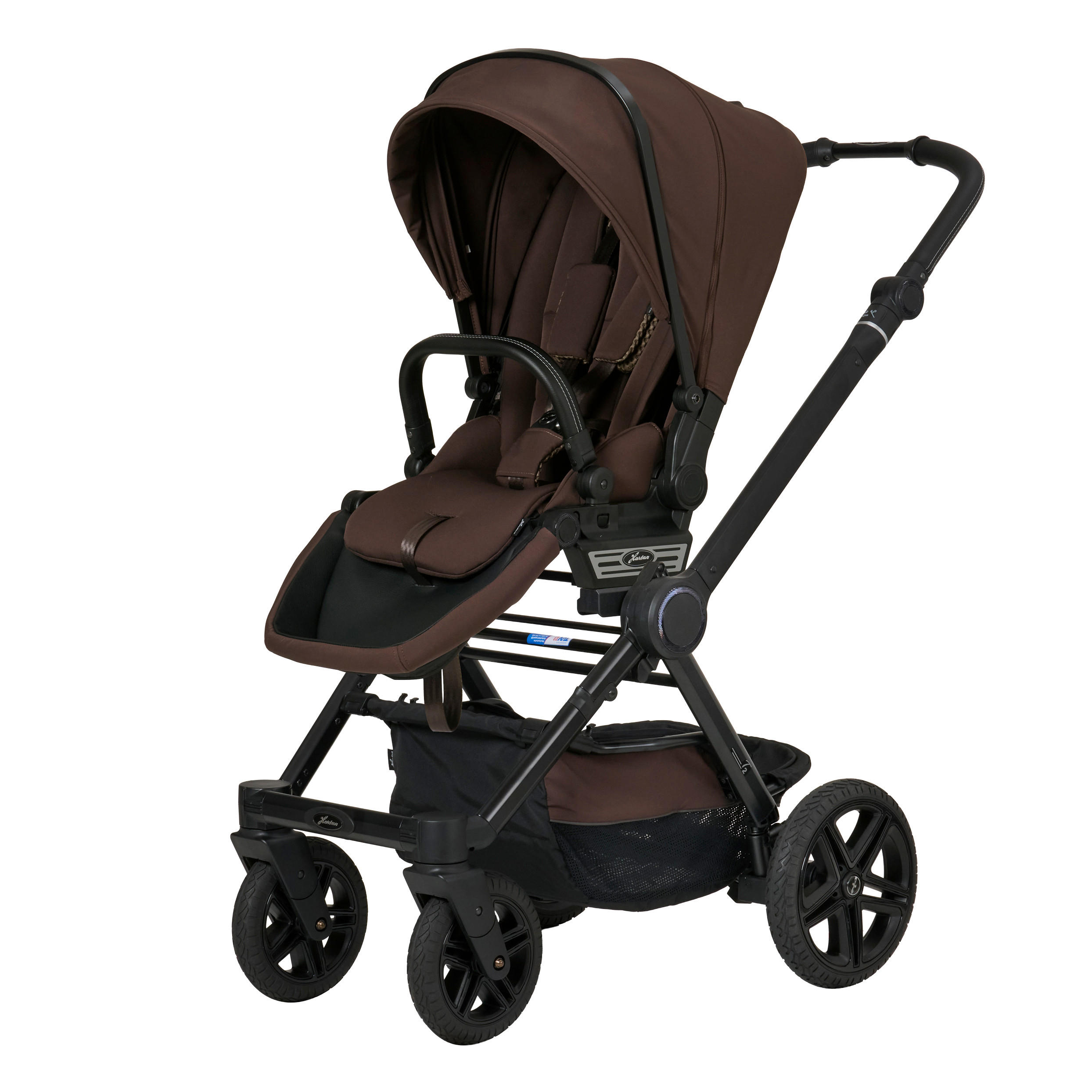 Hartan Kombikinderwagen T2 City HB Dynamic Braun 59x118x103 cm