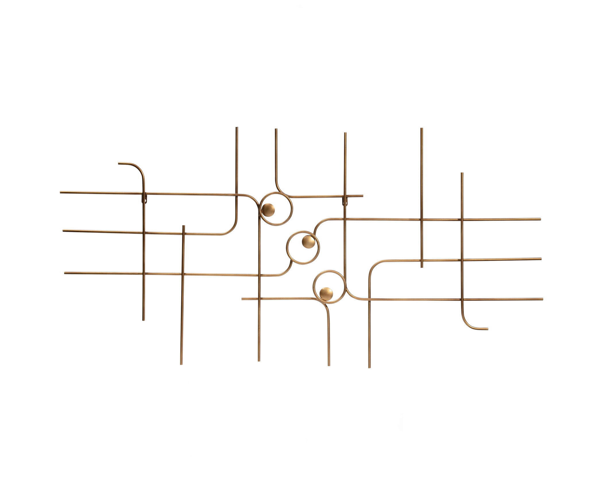 KOVINSKA SLIKA    - zlate barve, Basics, kovina (139,5/69cm)