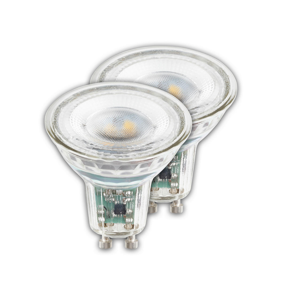 LED-LEUCHTMITTEL  - Silberfarben, Basics, Glas (5/5,6cm)