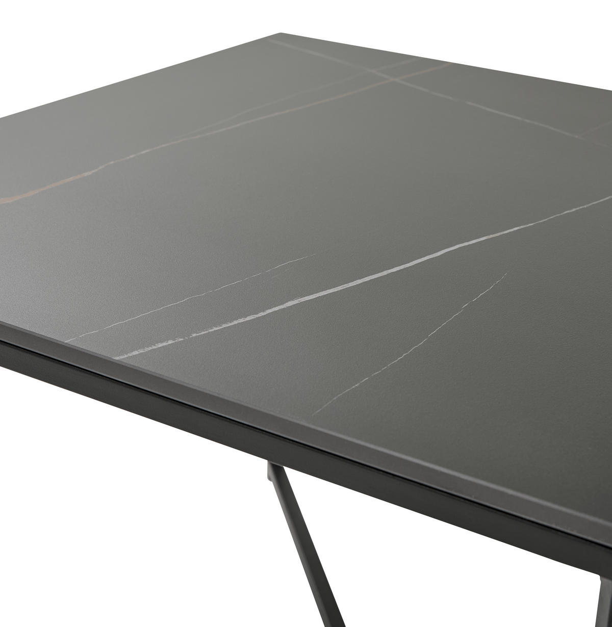 KONFERENČNÍ STOLEK, černá, kov, keramika, 60/43/60 cm - černá, Design, kov/keramika (60/43/60cm) - Livetastic