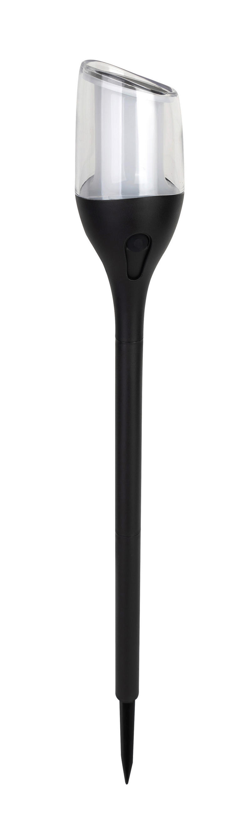 SADA SOLÁRNÍCH SVÍTIDEL, 7,5/64,5 cm - černá/čiré, Basics, plast (7,5/64,5cm) - Ambia Garden