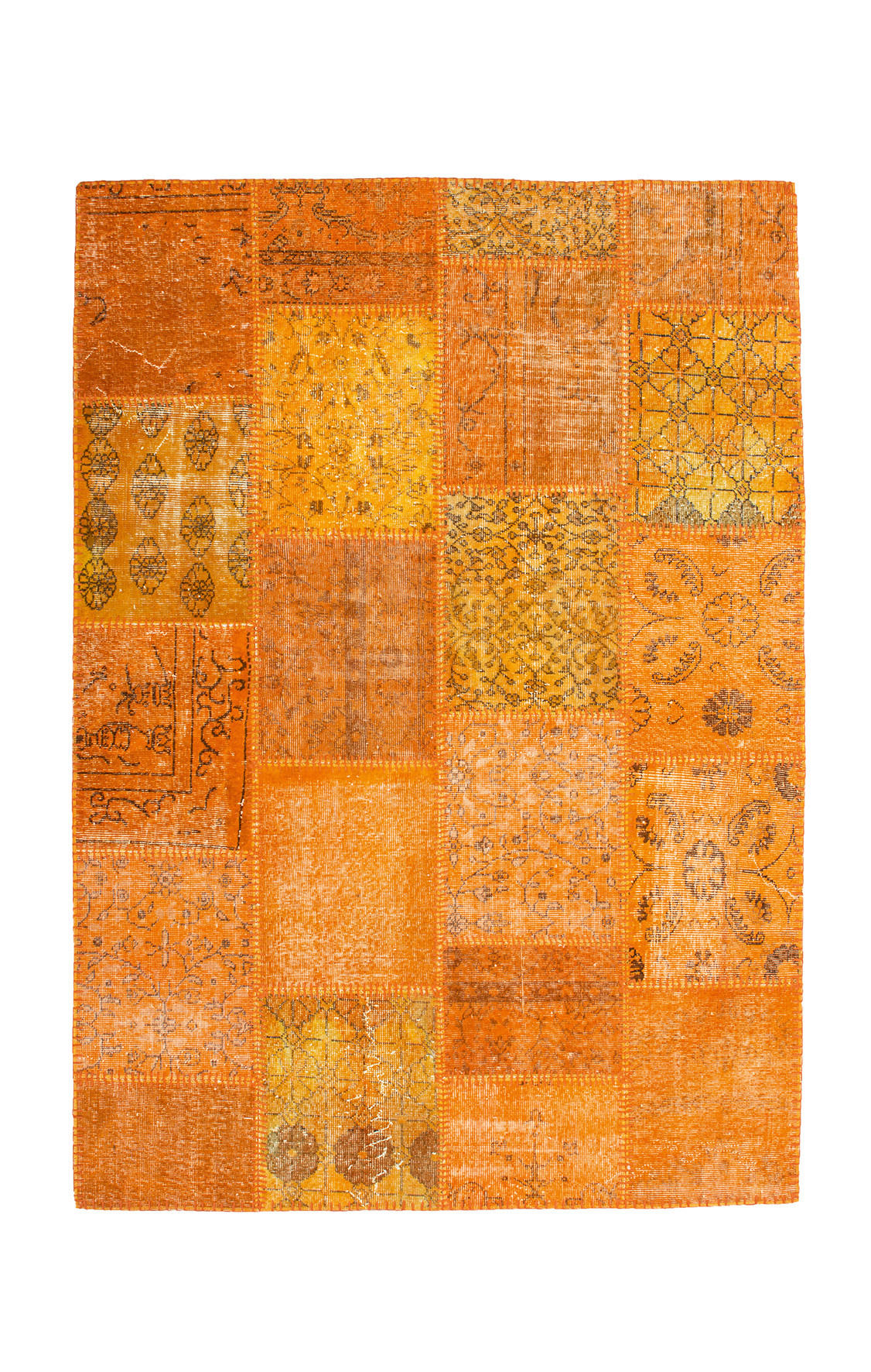 WEBTEPPICH  Wohnzimmer 200/290 cm Orange rechteckig  - Orange, Basics, Textil (200/290cm) - Obsession
